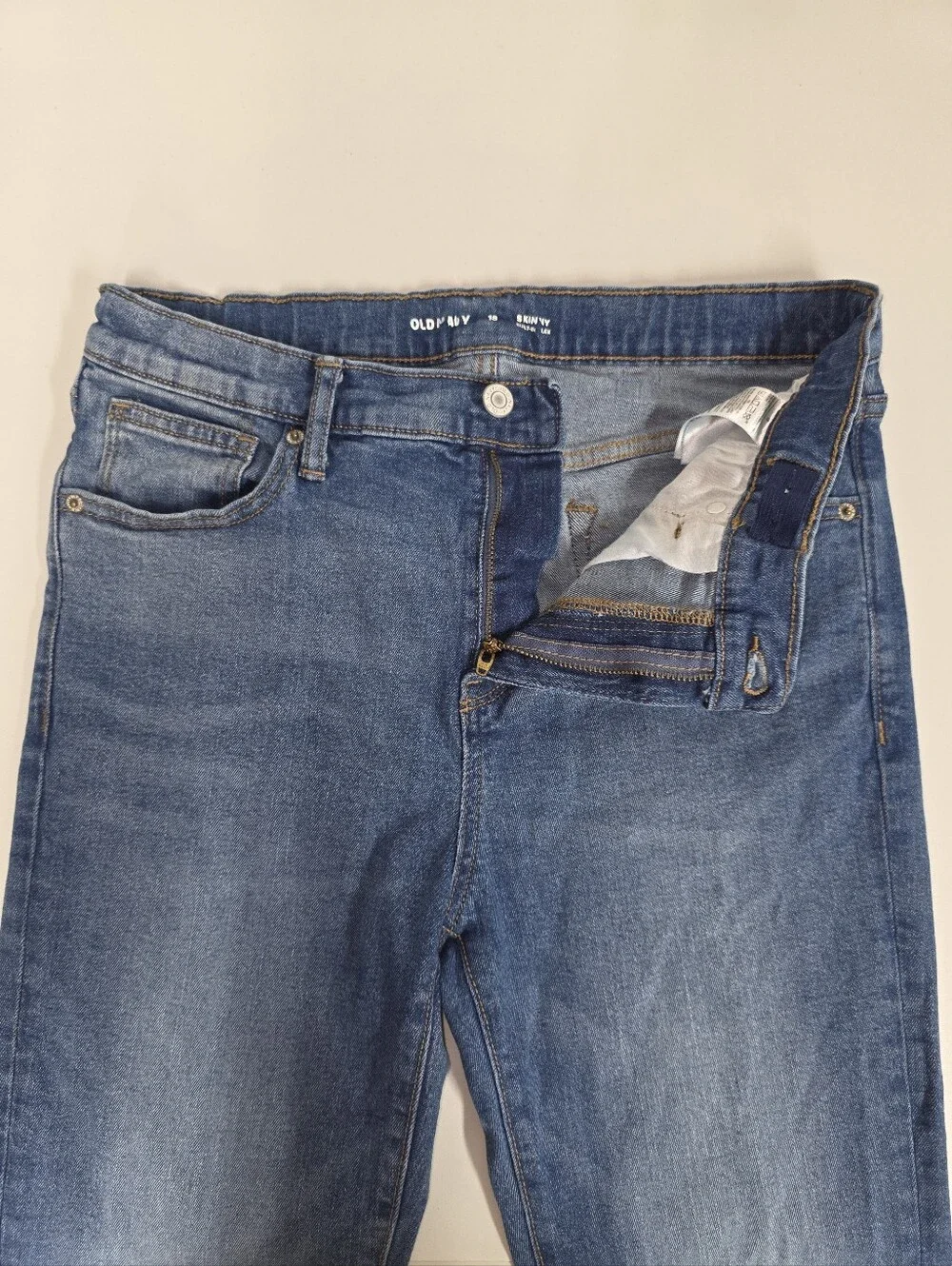 Boy's Old Navy Skinny Blue Denim Jeans with Built-in Flex